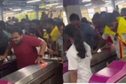 RCB Fans Jumped Over Metro Gates To Reach Stadium On Bengaluru Stampede Day | Video