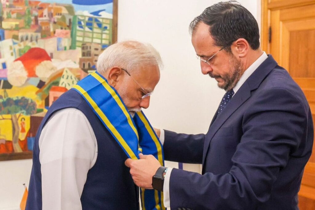 What Is the 'Grand Cross Of the Order of Makarios III' Honour Conferred On PM Modi In Cyprus?