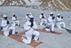 Yoga At 20,000 Feet: Indian Army Soldiers Mark International Yoga Day At Siachen | Watch