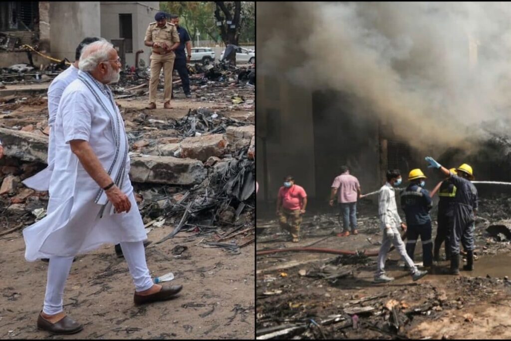 PM Modi Visits Ahmedabad Plane Crash Site, Black Box Recovered | 10 Points