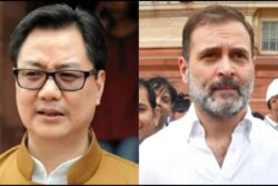 'There's A Limit...': Rijiju Slams Rahul Gandhi After His 'Surrender' Jibe Makes Headlines In Pakistan