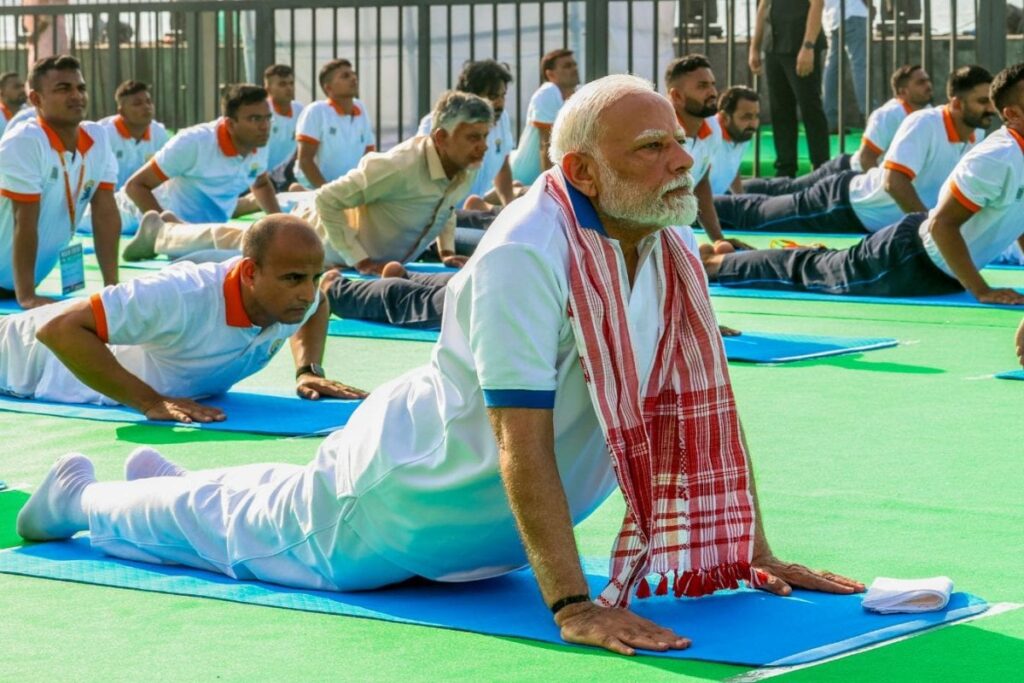 'The Pause That Humanity Needs’: PM Modi Leads The Way At International Yoga Day Event In Visakhapatnam