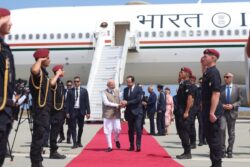 PM Modi Reaches Cyprus, Warmly Received At Airport By President Christodoulides