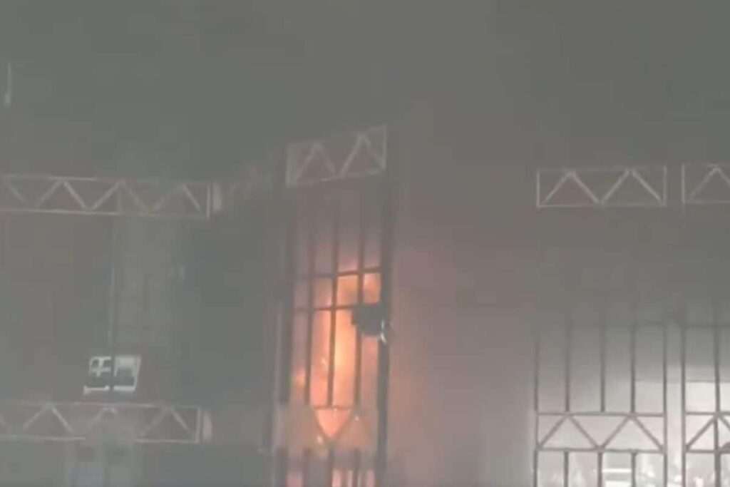 Fire Breaks Out At Mumbai's Churchgate Railway Station