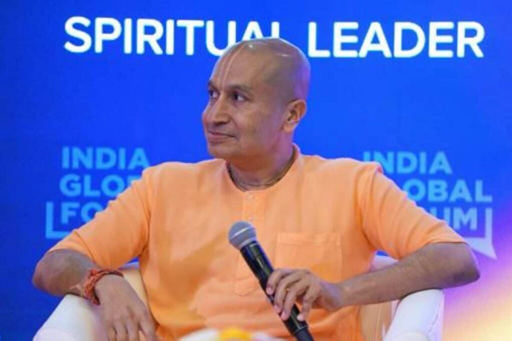 ‘IIT to Inner Transformation’: At IGF London, ISKCON’s Gauranga Das Hails Dharmic Values