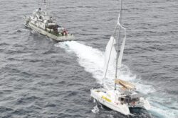 Indian Coast Guard Tows US Yacht Stranded In Rough Seas Near Andaman & Nicobar Islands