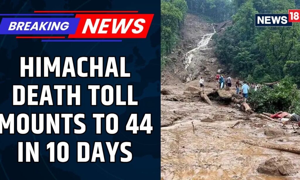 Himachal Pradesh Witnesses Heavy Rains, Death Toll Mounts To 44 In 10 Days | Himachal Weather