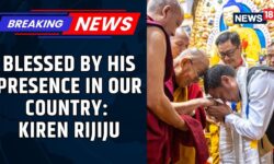 Union Minister Kiren Rijiju Honours Dalai Lama On His 90th Birthday In Dharamshala | News18