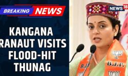 Kangana Ranaut Visits Flood-hit Thunag In Mandi | Himachal Pradesh Floods | Himachal News | News18