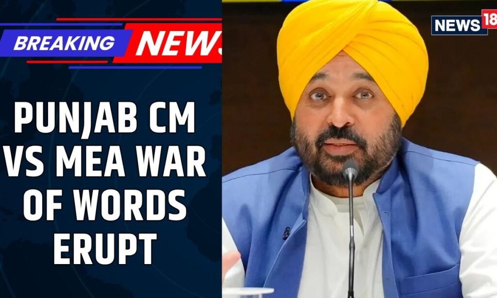 MEA Hits Back at Bhagwant Mann for Mocking PM Modi’s Foreign Tours As Political Row Escalates