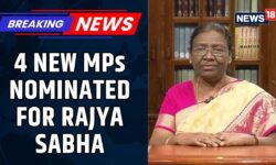 President Draupadi Murmu Nominates Four Distinguished Personalities To Rajya Sabha | News18