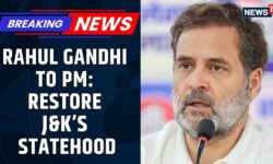 Rahul Gandhi Urges PN Modi To Restore J&K Statehood, Seeks Bill In Monsoon Session | News18