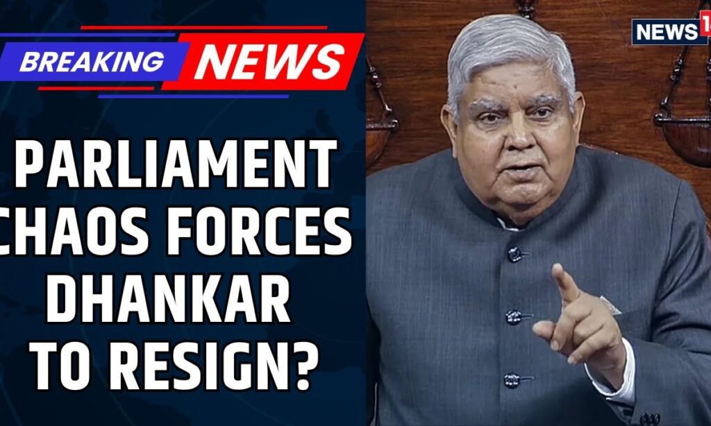 VP Dhankhar Resigns Amid Chaotic Monsoon Session Of Parliament | BJP | Politics | News18