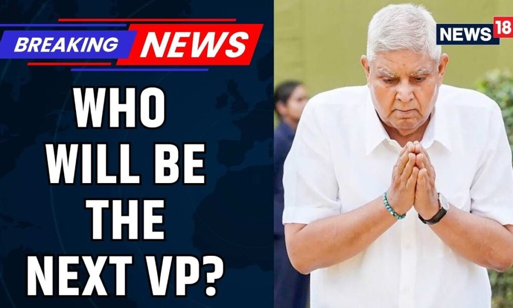 Who Will Become The Next Vice President Of India After Jagdeep Dhankhar's Resignation? | News18
