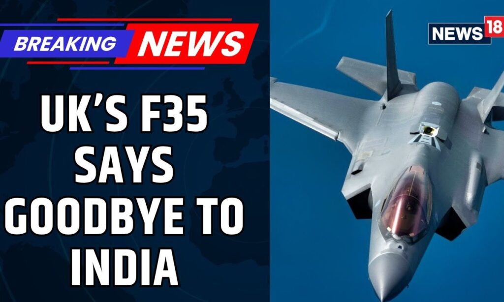 Grounded British Navy's F-35B Fighter Jet Takes Off From Thiruvananthapuram International Airport