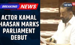 'I'm Proud': Kamal Hassan Marks Parliament Debut, Takes Oath As Rajya Sabha MP In Tamil | Watch