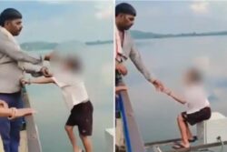 Rajasthan Couple Makes Daughter Pose Dangerously On Dam Edge For Reel, Sparks Outrage | Video