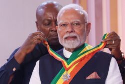 PM Modi Receives Ghana's Highest State Honour 'Officer Of The Order Of The Star'