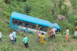 5 Dead, Over 20 Injured As Bus Falls Into Gorge In Himachal's Mandi