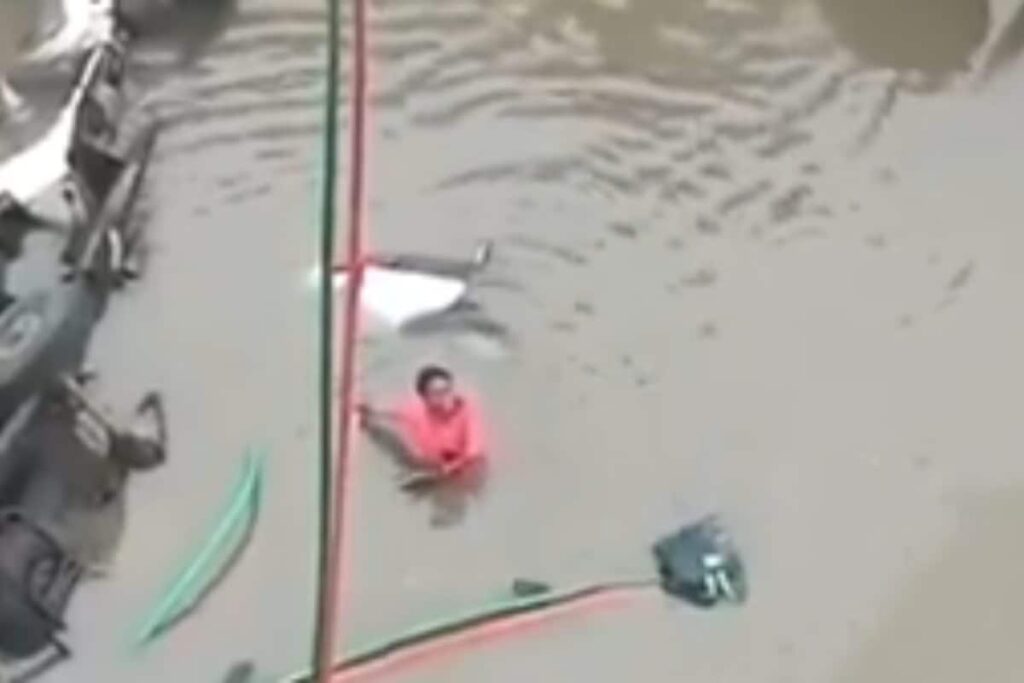 Gujarat Bridge Collapse: Heart-Wrenching Video Shows Mother Crying For Son Trapped In Sinking Car