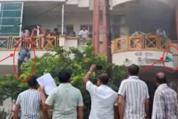 Fire Engulfs Children's Hospital In UP's Hardoi, Kids Rescued With Sarees | Video