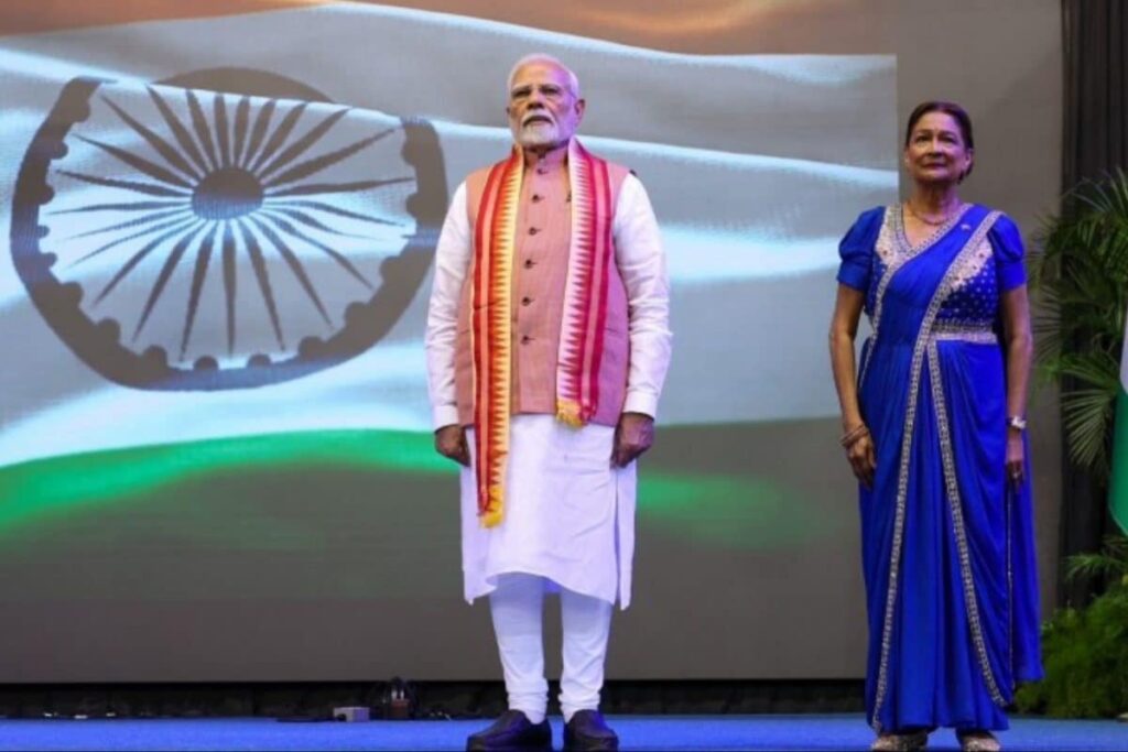 'Connected By Belonging': PM Modi Hails Trinidad & Tobago Prime Minister As 'Daughter Of Bihar'