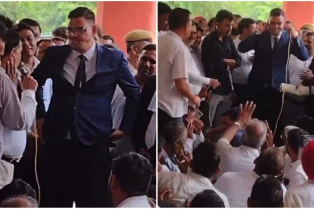 Newly Appointed SDM In UP Performs Sit-Ups Publicly After Face-Off with Lawyers | Video