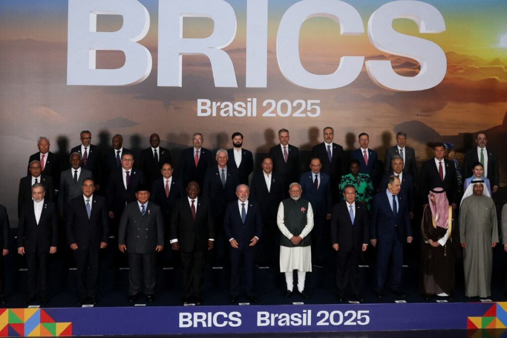 PM Modi Poses For Family Photo With World Leaders At BRICS Summit