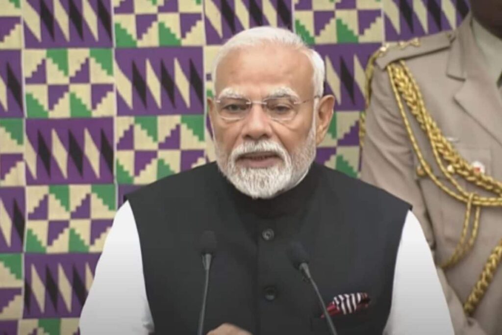'Not Merely A System': PM Modi Hails India's Democracy In Ghana Parliament Address