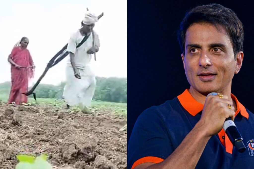 ‘I'll Send Cattle’: Sonu Sood Vows Help To Elderly Farmer Seen Toiling In Viral Video