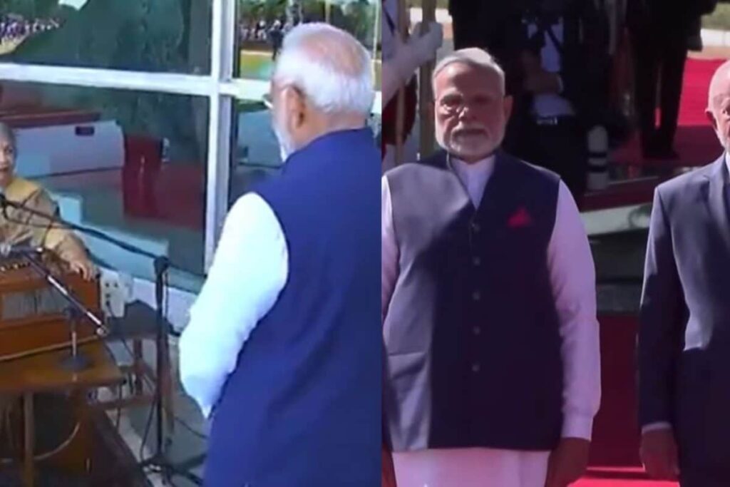 144 Horses, Indian Music: PM Modi Gets Grand Welcome At Brazil's Alvorada Palace | Watch