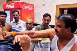 Shinde Sena MLA Sanjay Gaikwad Slaps Canteen Staff Over Poor Food Quality In Mumbai