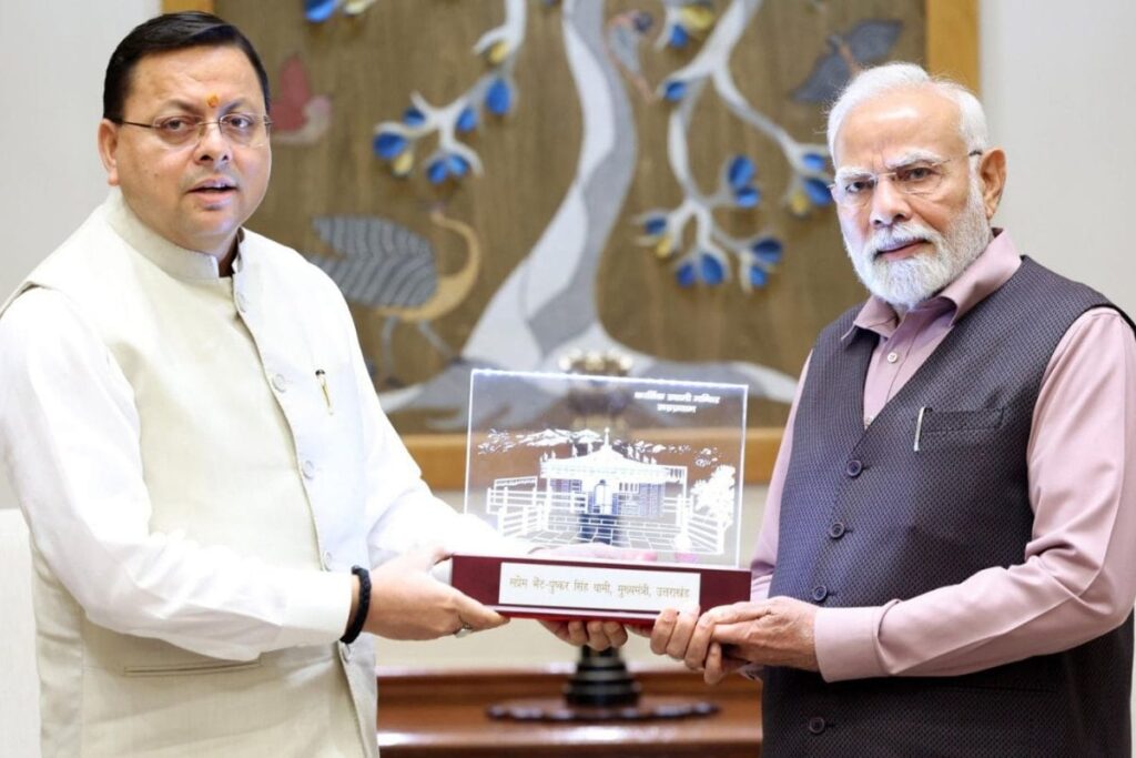 CM Dhami Meets PM Modi, Discusses Development Plans For Uttarakhand, Including Kumbh Mela 2027