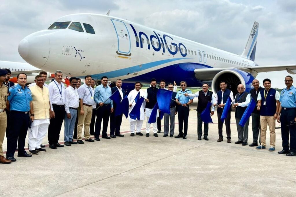 Union Civil Minister Naidu Inaugurates 10 New Flights From Hindon Airport