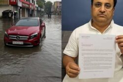 Mercedes Damaged On Flooded Road, Ghaziabad Man Demands Rs 5 Lakh From Civic Body