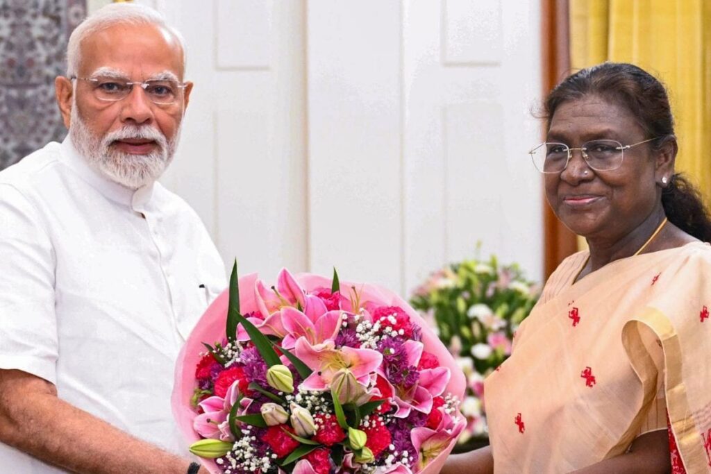 PM Modi Calls On President Droupadi Murmu Ahead Of Parliament Monsoon Session