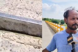 Large Crack On Ganga Bridge Linking Kaushambi-Pratapgarh Sparks Accident Fears