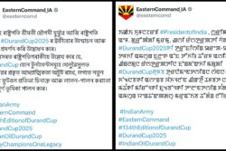 Eastern Command Makes Regional Language Debut On X With 2025 Durand Cup Posts