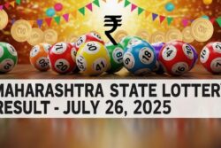 Maharashtra Lottery Result Today Live: Winning Numbers For July 26, 2025
