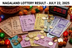 Nagaland Lottery Result Today Live: Winning Numbers For July 22, 2025