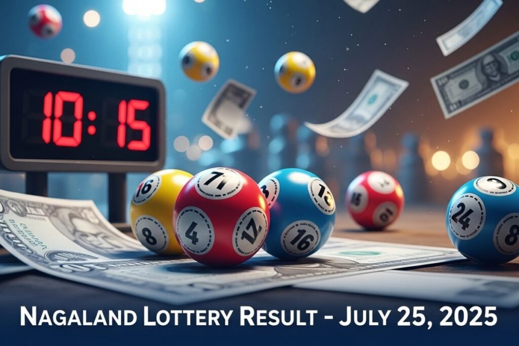 Nagaland Lottery Result Today Live: Winning Numbers For July 25, 2025