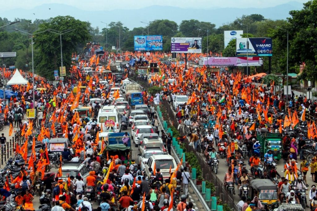 Chaos On Delhi Streets As Kanwariyas Flout Rules; Cops Say 'Our Hands Are Tied'
