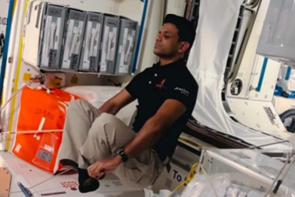 'Takes Skill To Be Still': Shubhanshu Shukla Shares Throwback Video Of Him Floating In Space