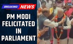 PM Modi Felicitated With Applause & Chants at NDA Meet | Har Har Mahadev! Parliament Monsoon Session