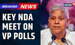 NDA Leaders Convene To Strategize Vice Presidential Election Ahead of Nominations | News18