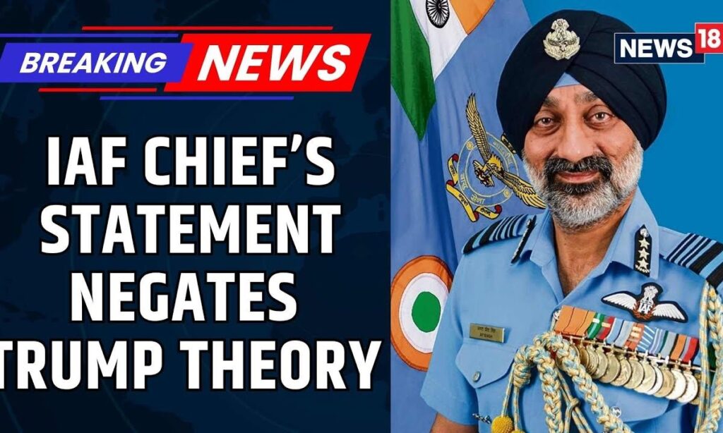 India's Ceasefire Decision: No External Mediation, Claims Air Chief Marshal AP Singh | News18