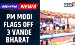 PM Modi Flags Off 3 Vande Bharat Express Trains At KSR Railway Station In Bengaluru | News18