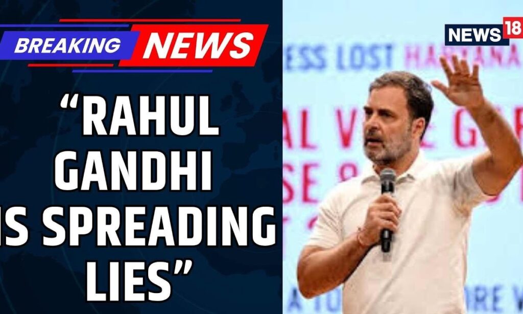 Rahul Gandhi Vs EC | Karnataka Chief Election Offices Says Rahul Gandhi Is Spreading Lies | News18