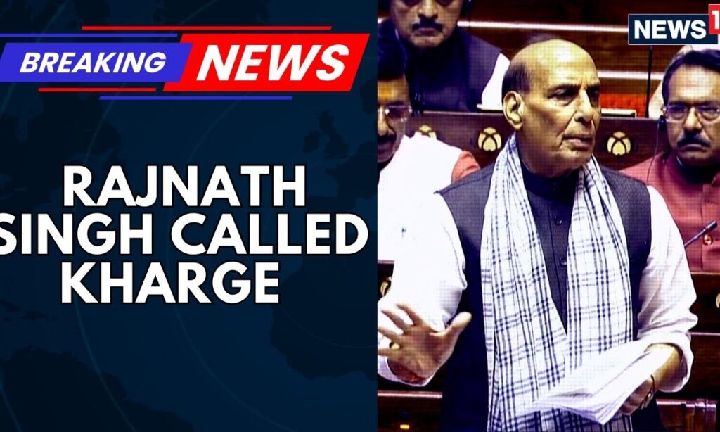 Defence Minister Rajnath Singh Called Kharge Seeking Support, Ahead Of The Crucial VP Election