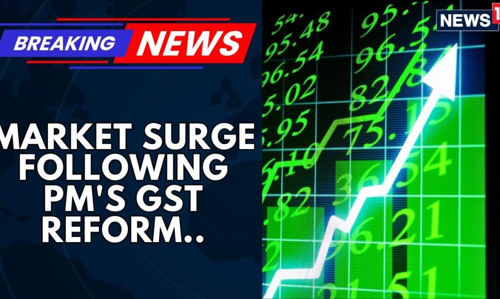 Following the GST Rejig, Indian Markets Opened In Green. Sensex surged 900 points | News18